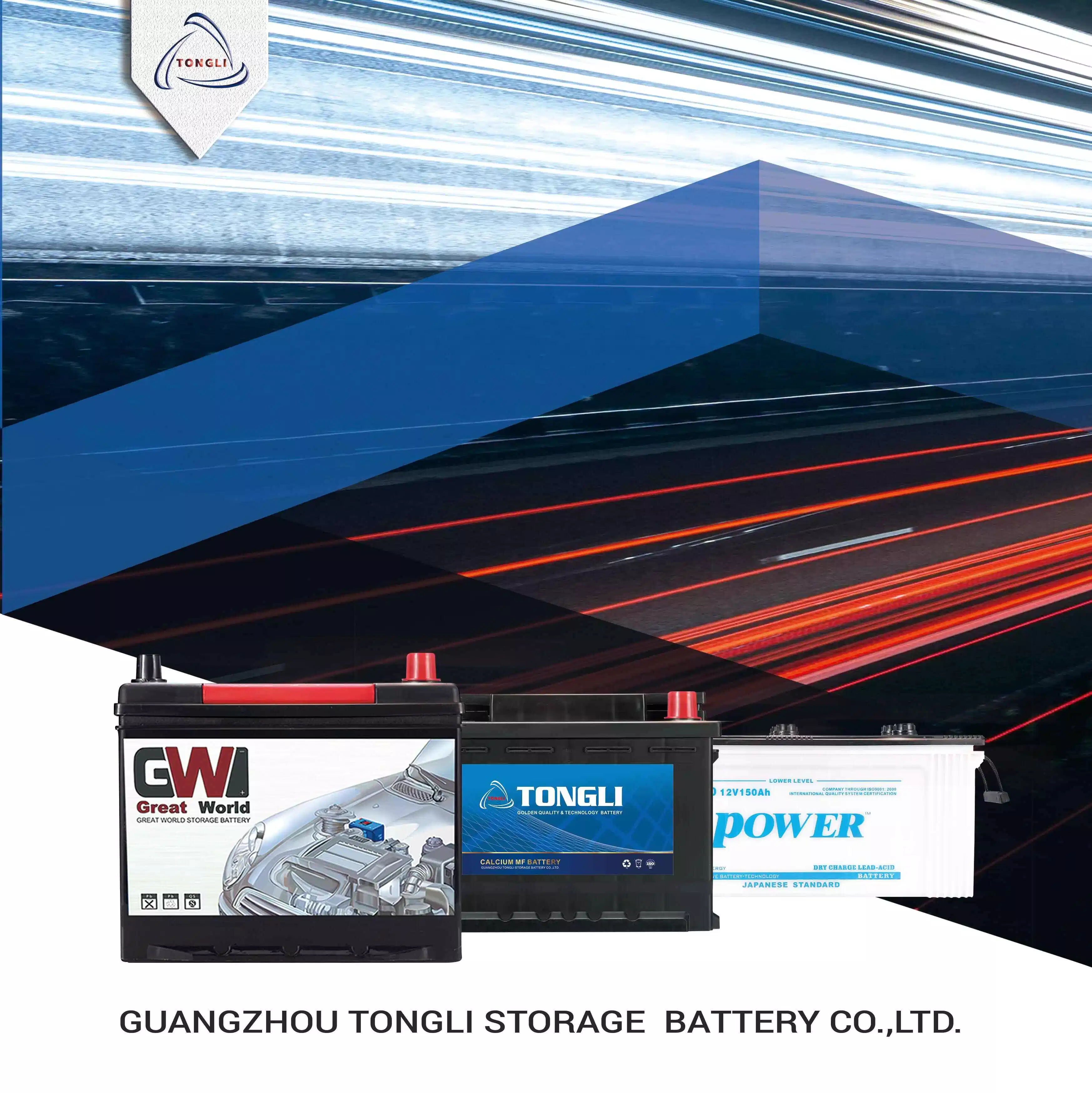 Power 12V 70ah Car Battery JIS Mf Standard Maintenance Free for Auto