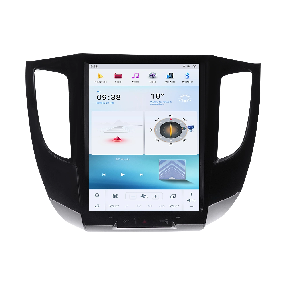 نظام الصوت والفيديو للسيارة لشركة Mitsubishi Triton L200 2015-2018 شاشة اللمس نظام الملاحة بالسيارة وحدة GPS للسيارة