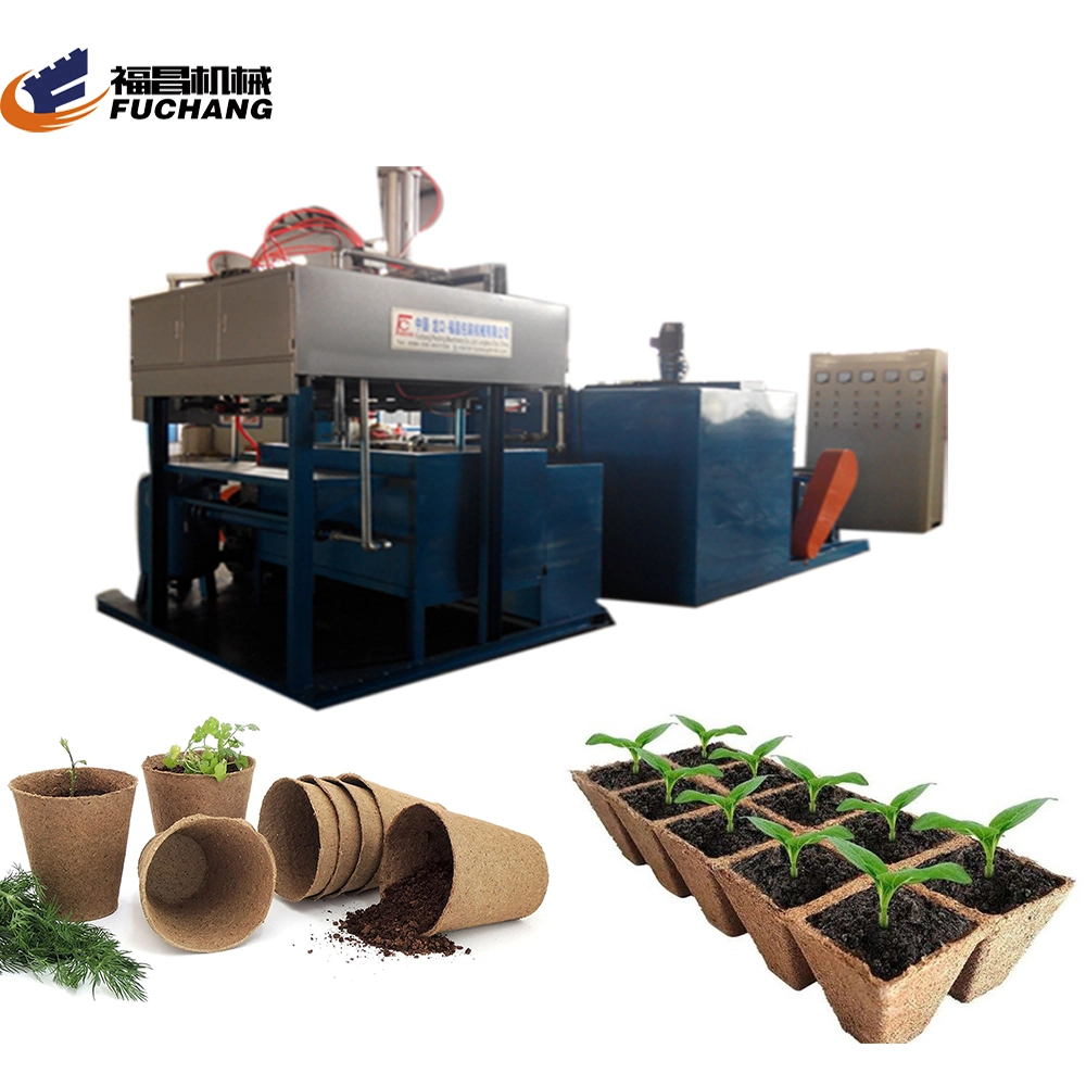 Waste Paper Molding Egg Dishes Forming Machinery