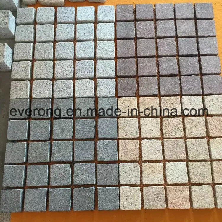 Granit/maillé basalte naturelles/Ardoise/Bluestone forme ventilateur Paving Stone pour jardin/DRIVEWAY