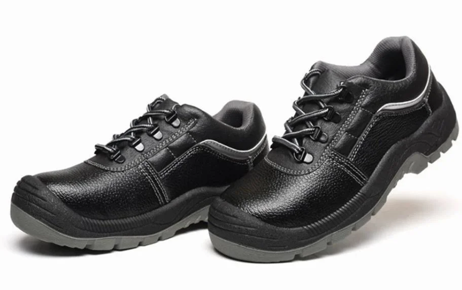 Anti Slip Woodland Light Weight Safety Shoes Steel Toe for Workers Leather Work Shoes with Steel Toe for Men's Working Boots