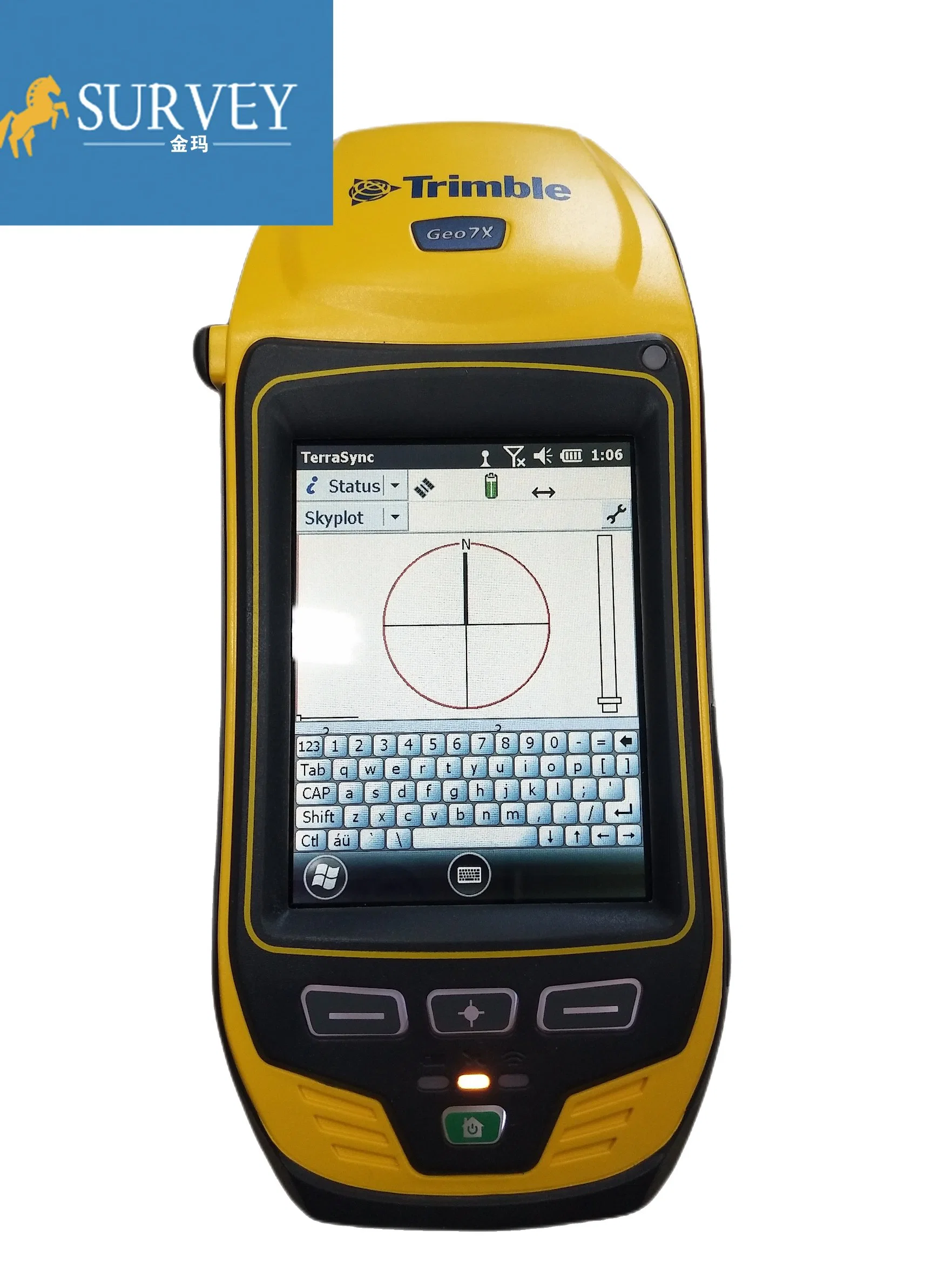 Hochpräzise Landvermessungsfrässtreicheln GNSS Trimble Geo7X Handheld-Daten Sammler