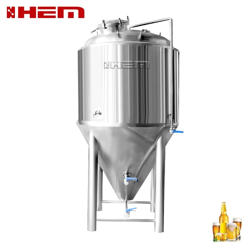 2000L Conical Cone Fermenter Beer Industry Fermentation Tank