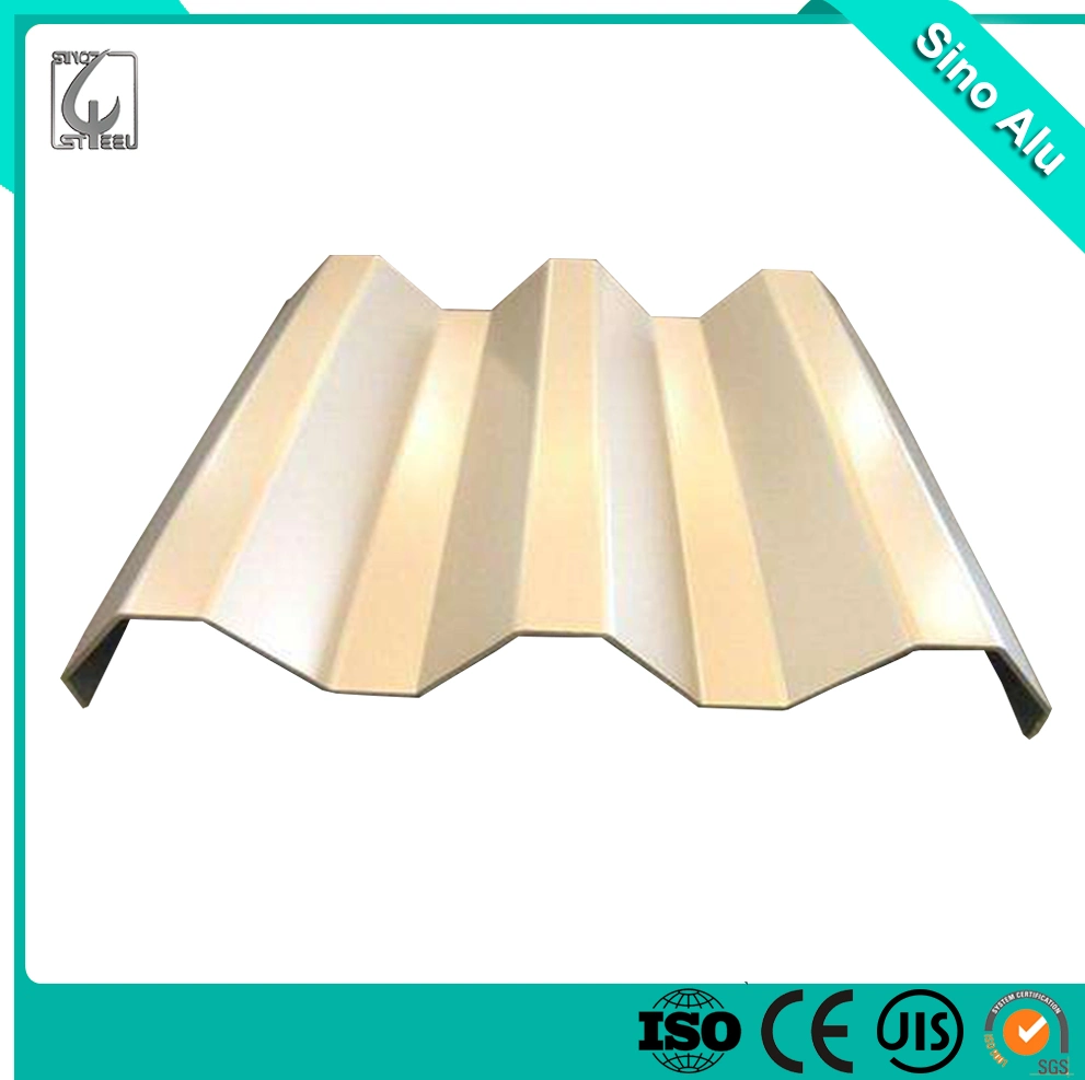 La norme ASTM Premier couleur feuille de carton ondulé en aluminium à revêtement de toiture