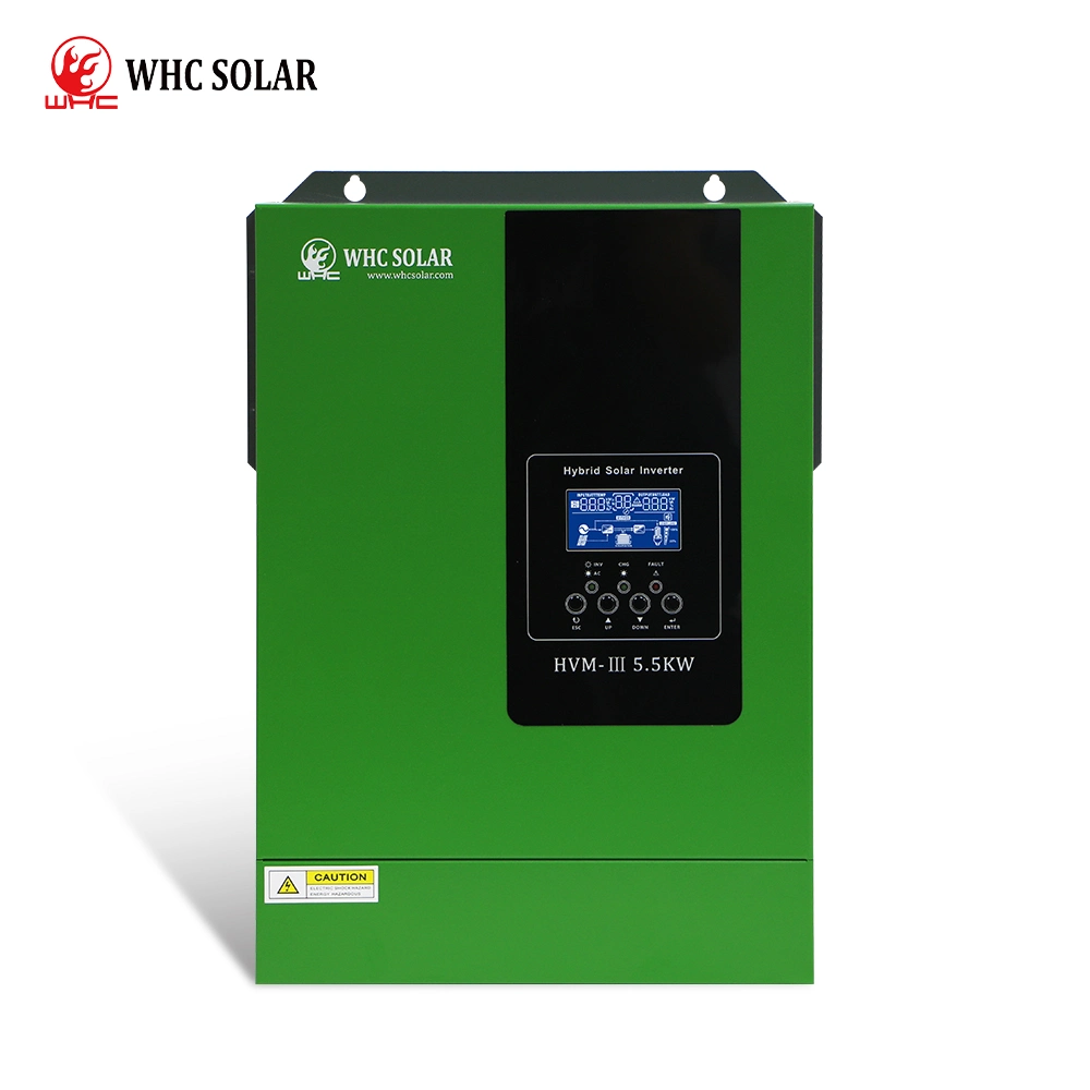 WHC Pure Sine Wave Power для солнечной системы 5,5 квт Hybrid Инвертор солнечной энергии