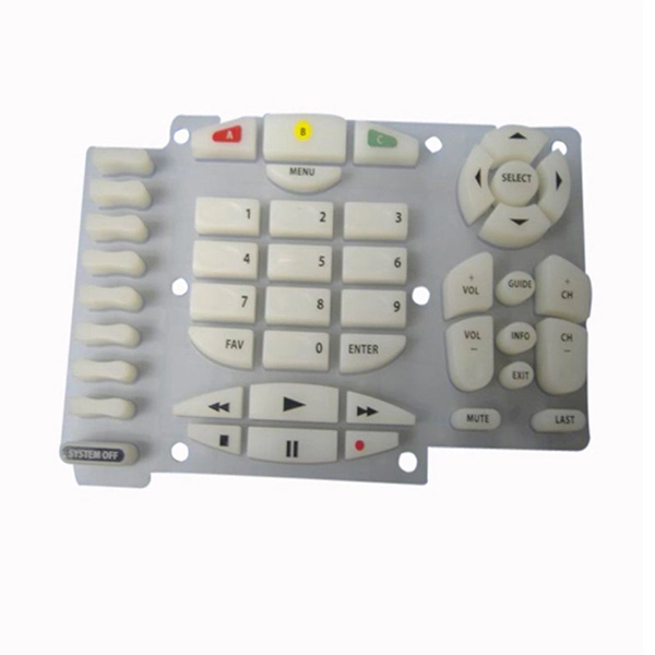 Conductive Rubber Keypads for Auto Parts Rubber Buttons Hot Selling Silicone Keyboard