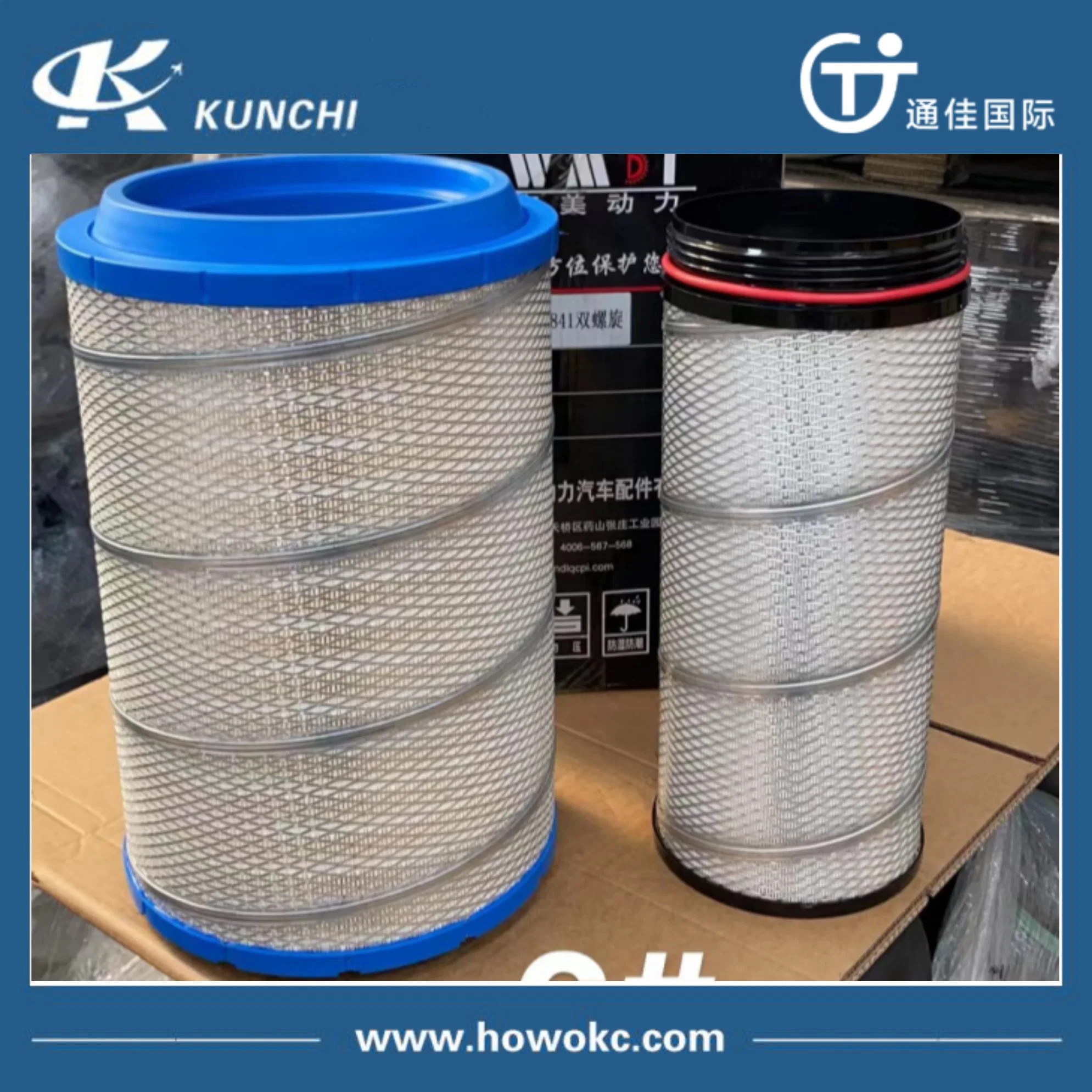 Sinotruk HOWO Truck Spare Parts Air Filter with Wg9725190102/0103