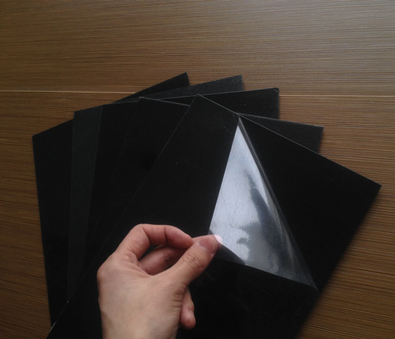 Double Sides White and Black Self Adhesive Sheet PVC for Photobook