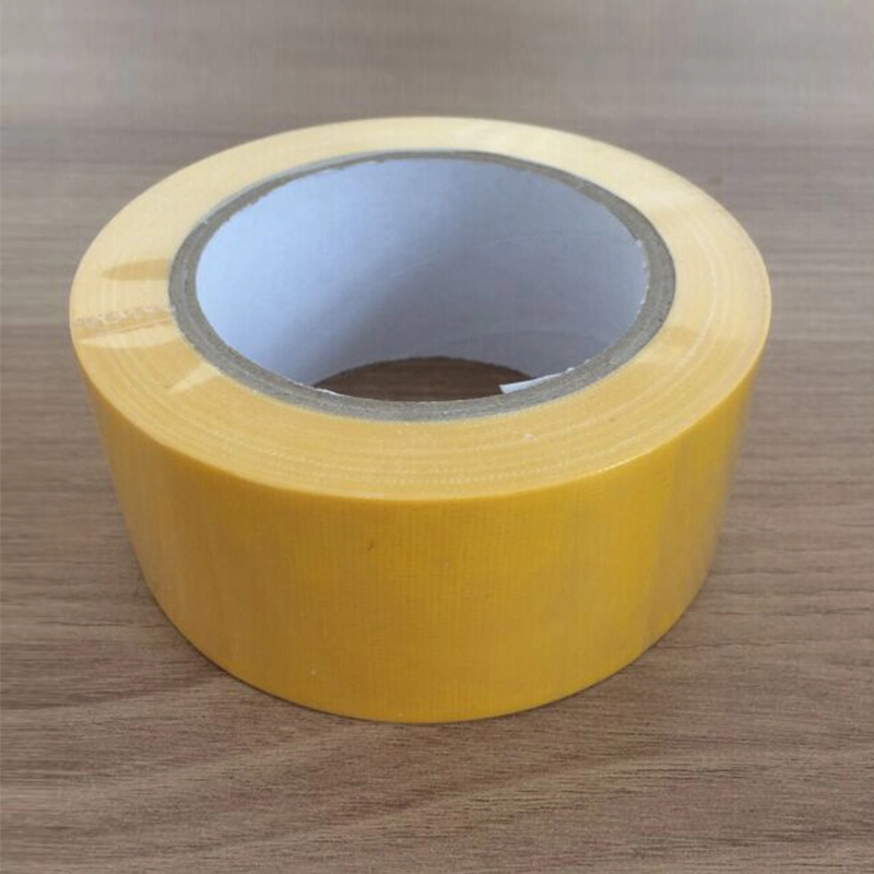 Strong Adhesion Yellow Moistureproof Tear Easily Duct Tape Be Suitable for Hardware Building and Decoration Project