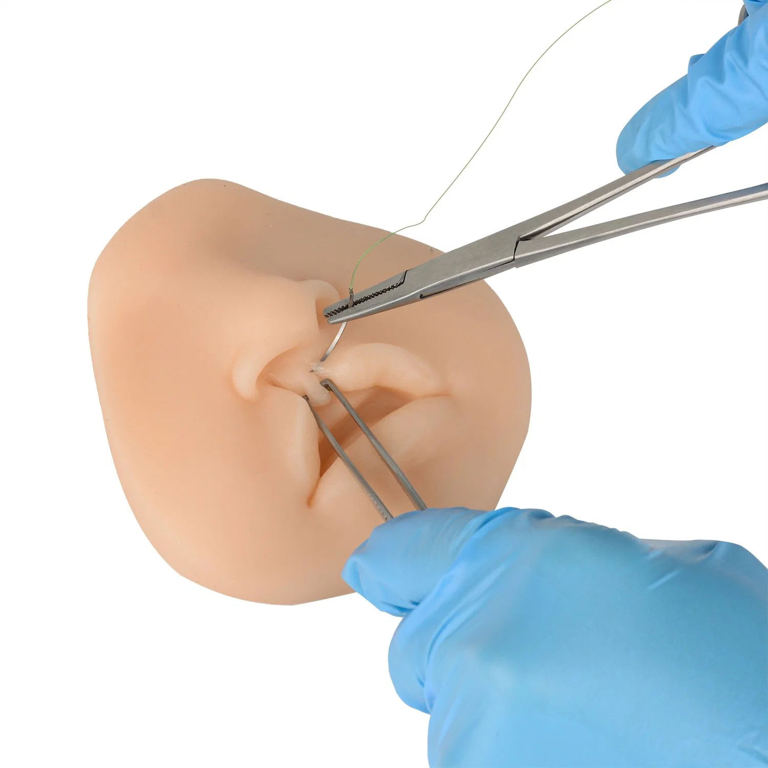 Modelo de sutura de labio de silicona bilateral incompleta avanzada para el cleft Entrenamiento quirúrgico