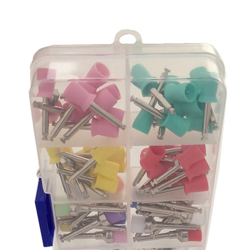 Dental Consumable 100PCS/Set Zahnpolierbürsten für die Zahnreinigung