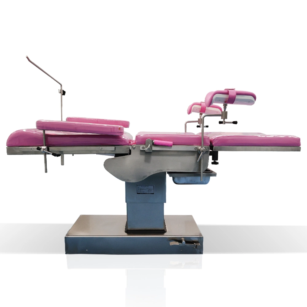 Avanzado equipamiento médico ginecológico eléctrico ajustable de mesa de operaciones de Cirugía obstétrica Tabla para mujer