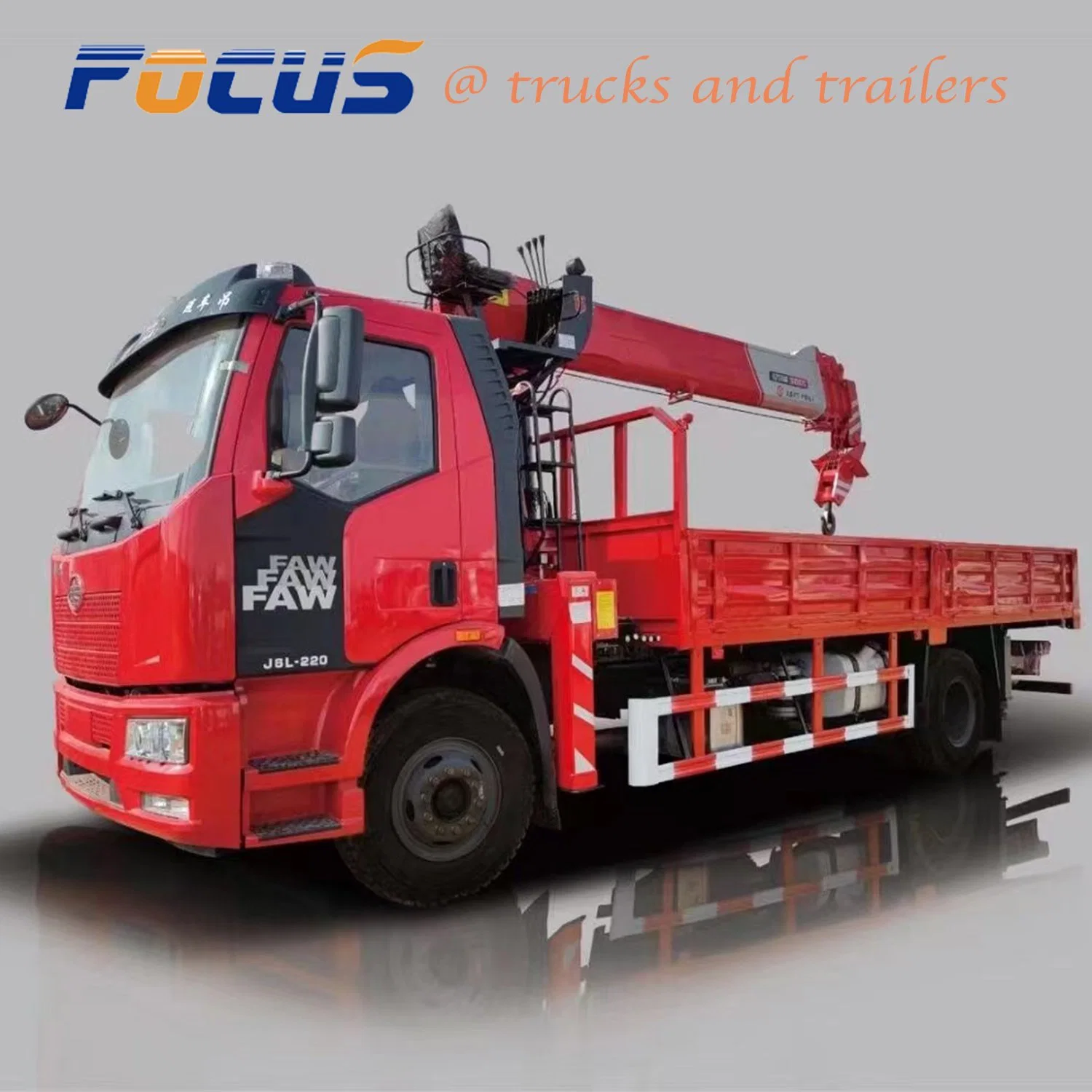 10-20 Ton Fully Hydraulic Telescoping Boom Truck Crane for Lifting Operations in Construction Project