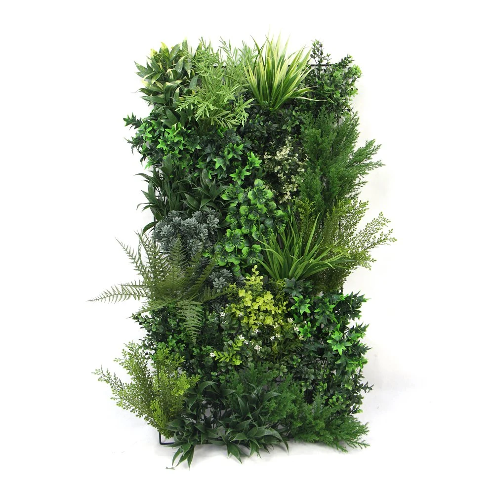 Customized Landscape Artificial Vertical Green Plant Wall Panel for Market Decor