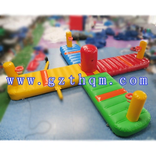Los juguetes inflables interactivos inflables/Disparar Arena juego de deportes