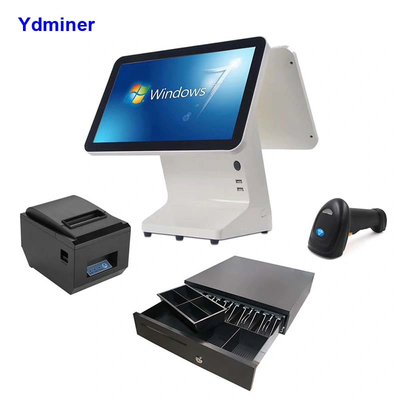 15.6 Inch Touch Screen All in One POS System/Cash Register/Cashier POS Machine for Shops/Retails/Bars