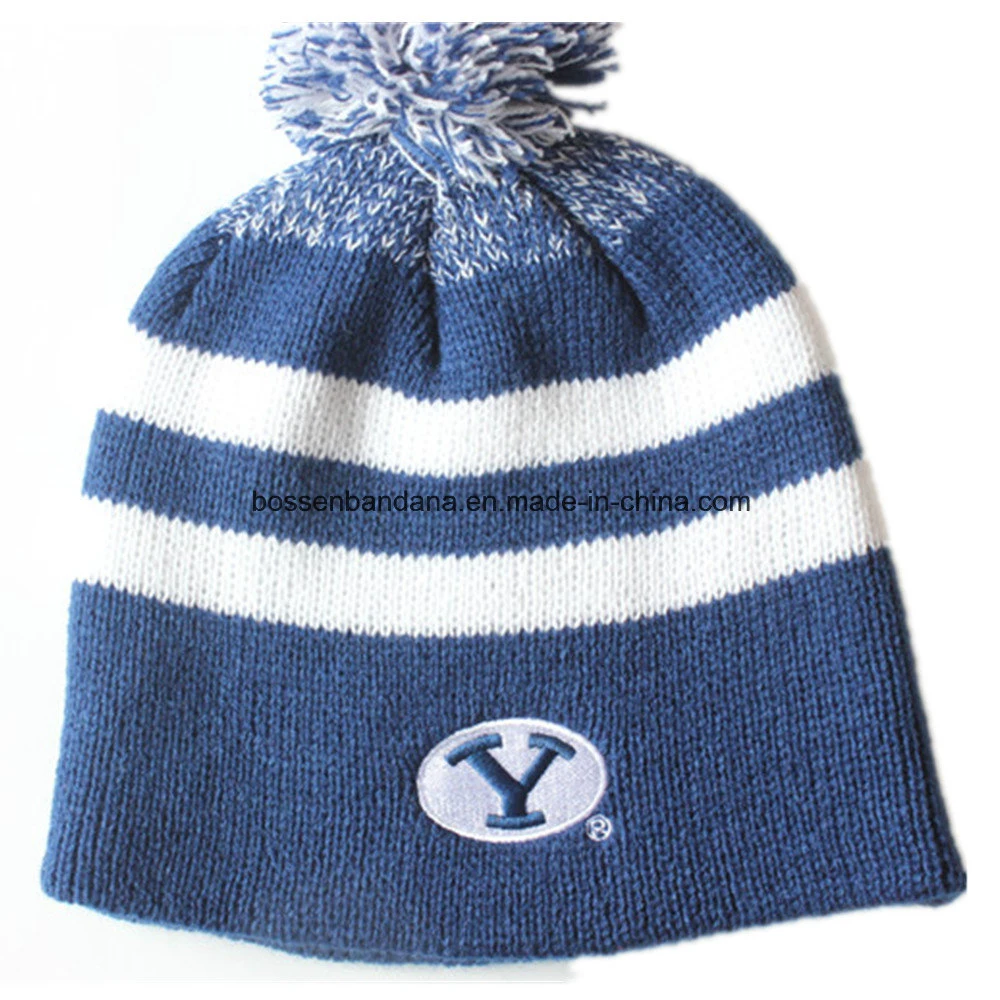 Original Factory Produce Customized Logo Jacquard Knit Snappy Beanie