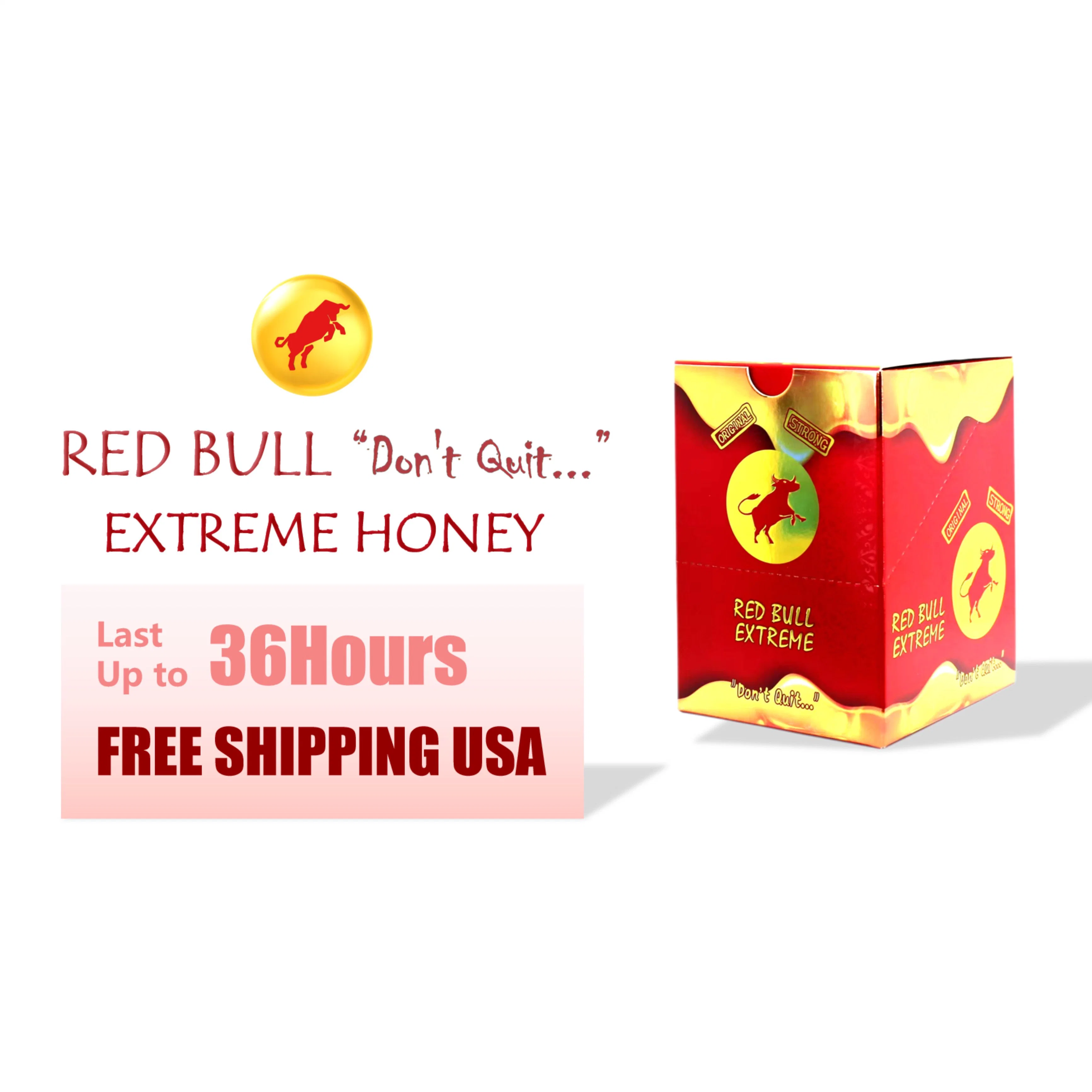 OEM Customized Wholesale Royal VIP Red Bull Energy Natural Honey