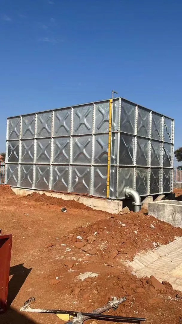 Large Volume Galvanized Steel Welded Panel Water Storage Tank 500m3