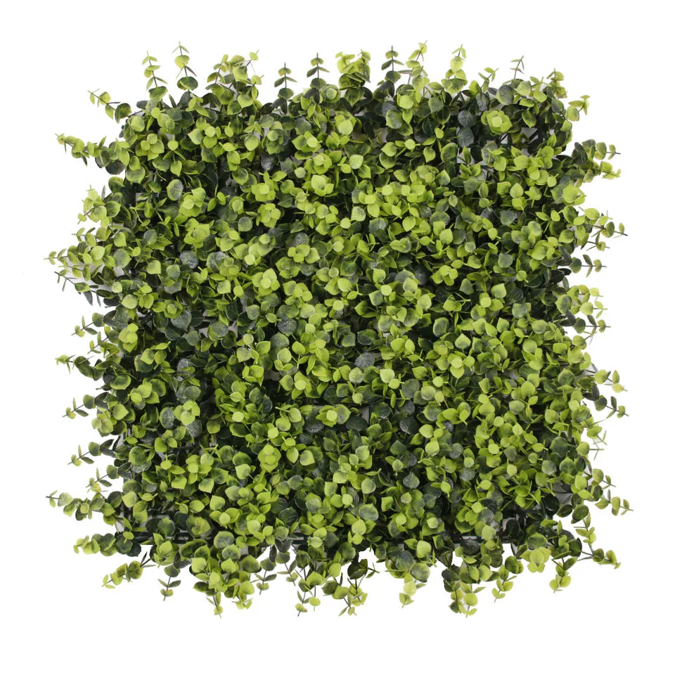 Wholesale/Supplier Privacy Fence Screen Plastic Green Artificial Boxwood Hedge for Living Wall Decor