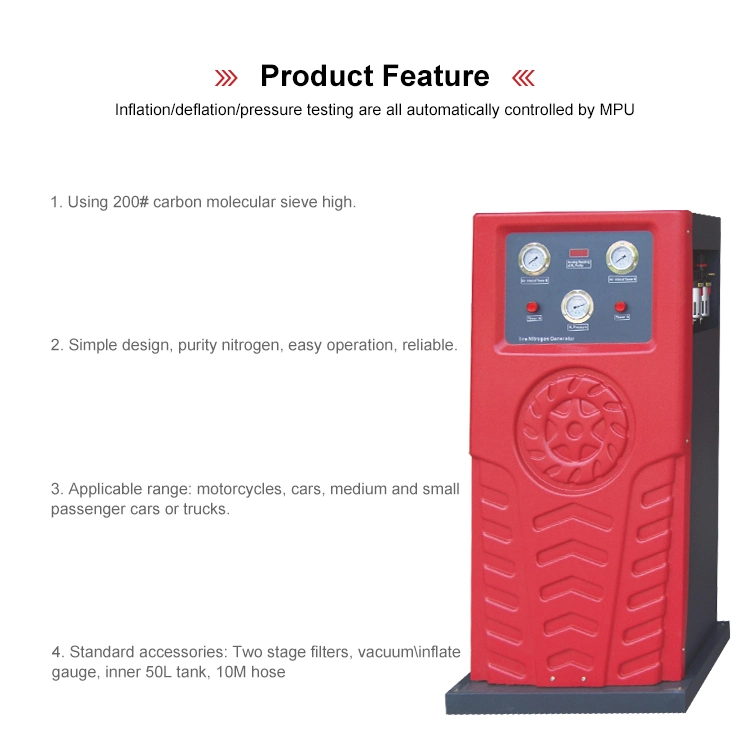 Automatischer Stickstoffgasgenerator N2, der Maschine mit hoher Reinheit herstellt Automatische Stickstoffgeneratormaschine