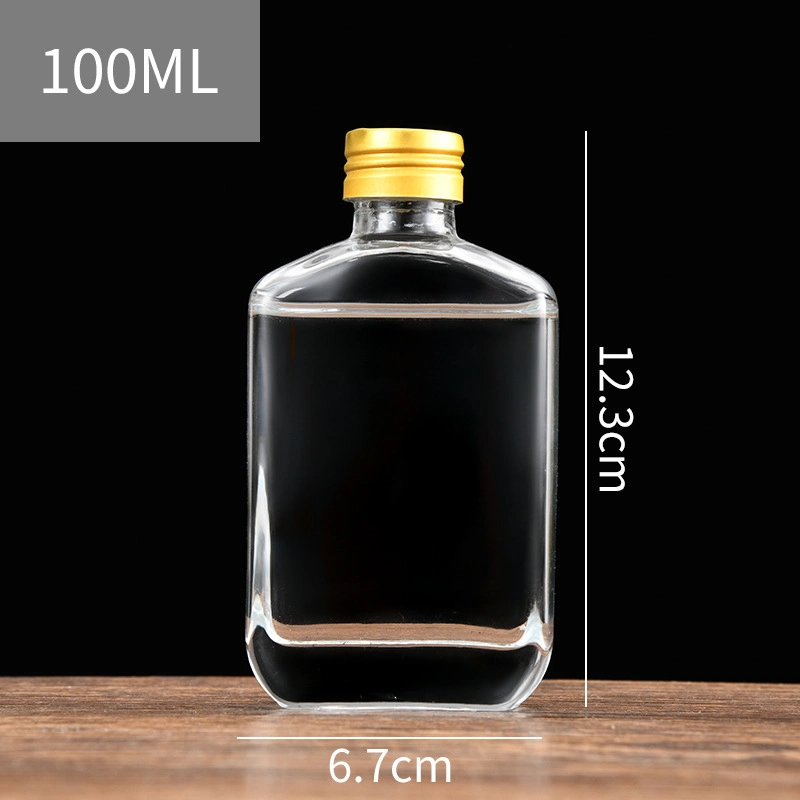 Most Popular Super White Clear Whisky Glass Bottle for Spirits Liquor