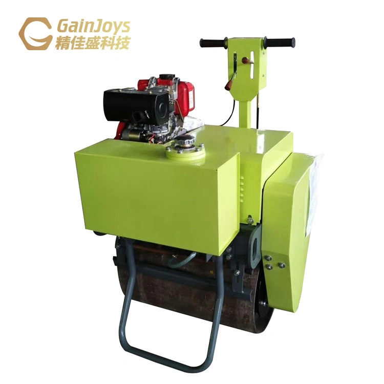 Gainjoys Factory Direct High quality/High cost performance  Handheld Road Roller Single Drum Fast Delivery