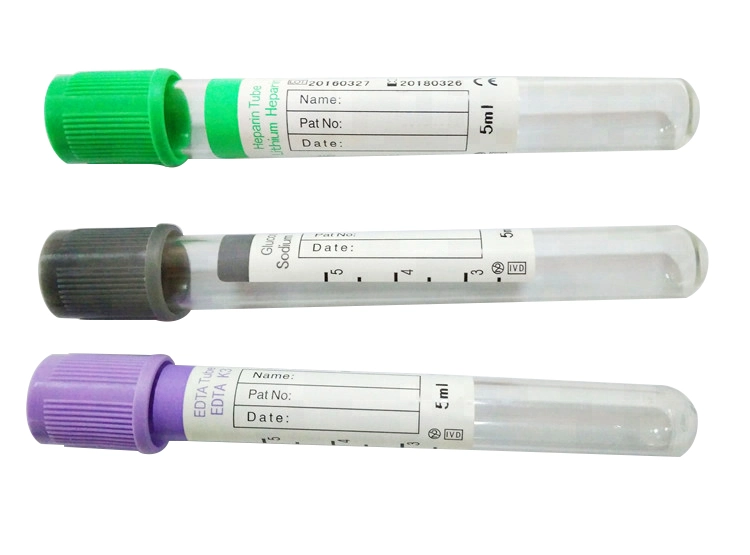 Various Non Vacuum Blood Collection Test Tube for Medical/Lab