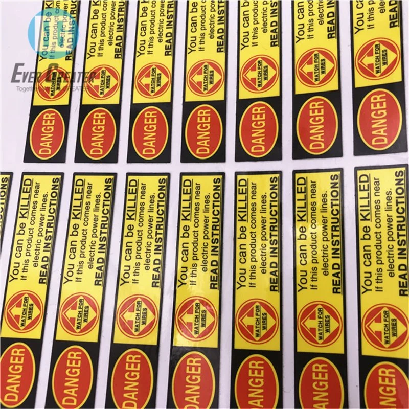 High quality/High cost performance Custom Printed Fragile Label Sticker PVC Warning Sticker