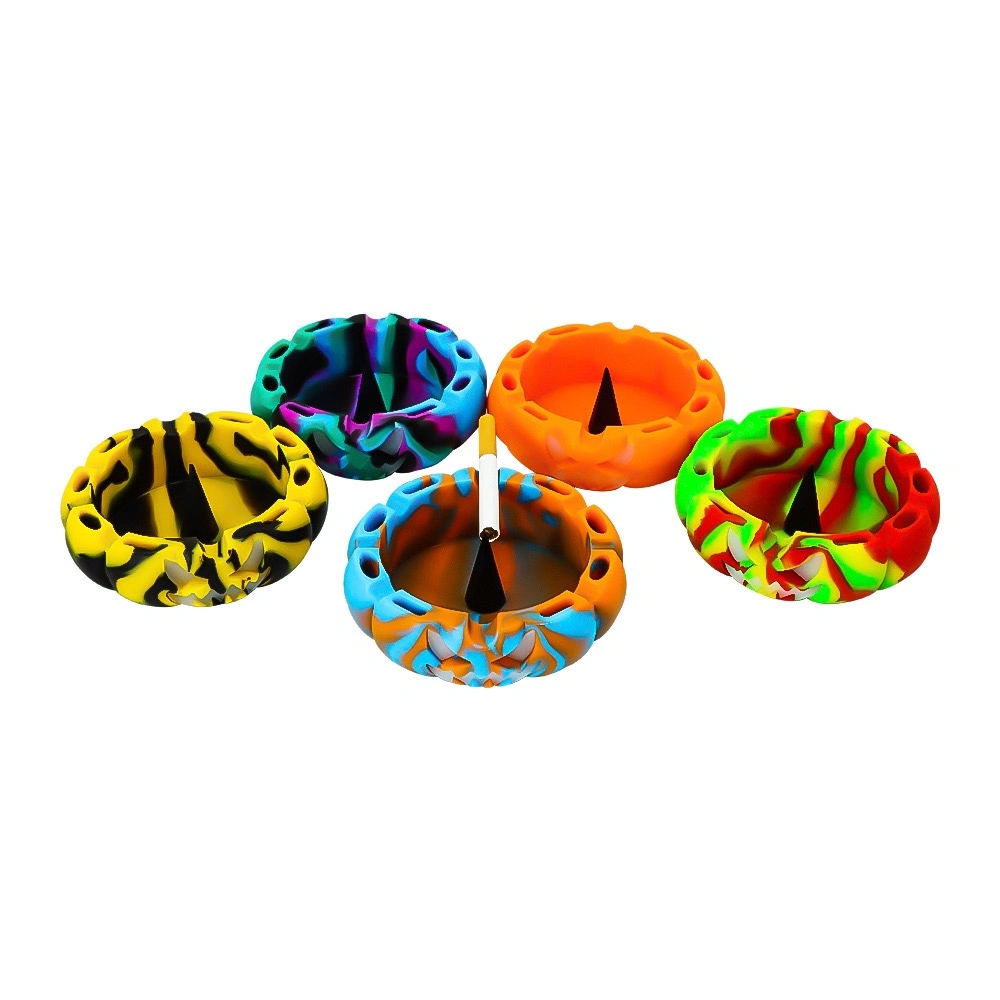 Halloween Gift Pompkin Night Glow Ghost Silicone Ashtray