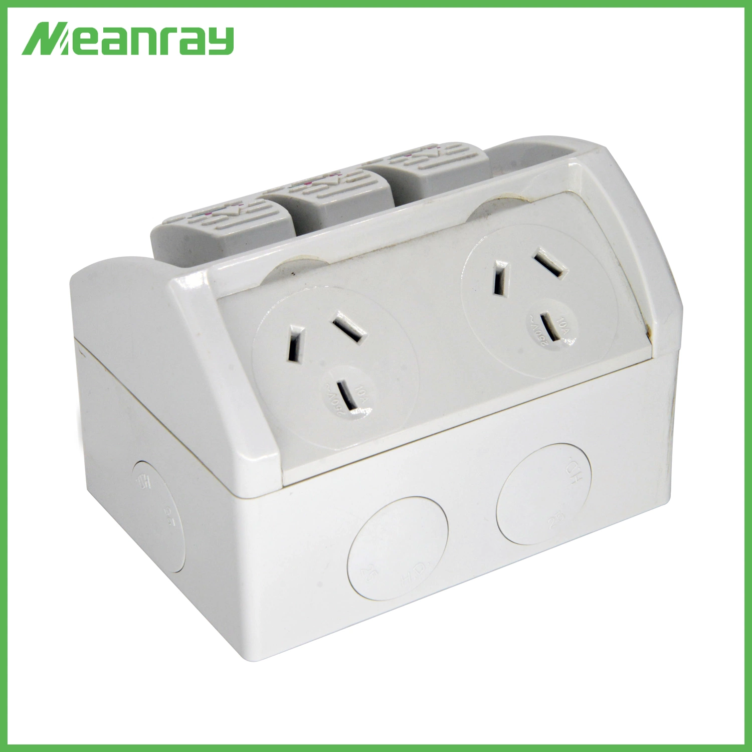 High - End Wall - Mounted Industrial IP53 1gang 2gang 3gang 10A 15 Socket