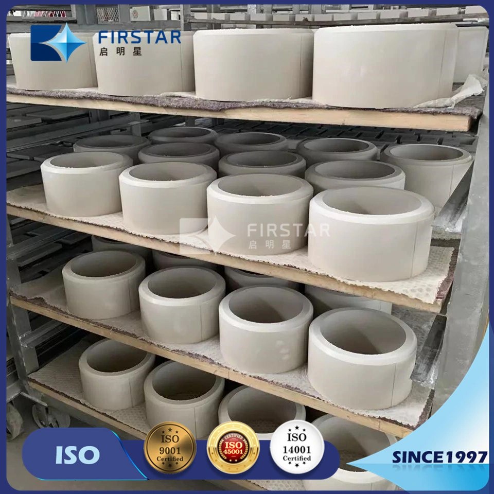 High Alumina Ceramic Sleeve for Steel Pipe as Per Customized Size Request