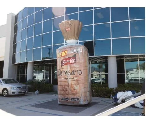 2023 New Giant Inflatable Bread Loaf Replica Sara Lee