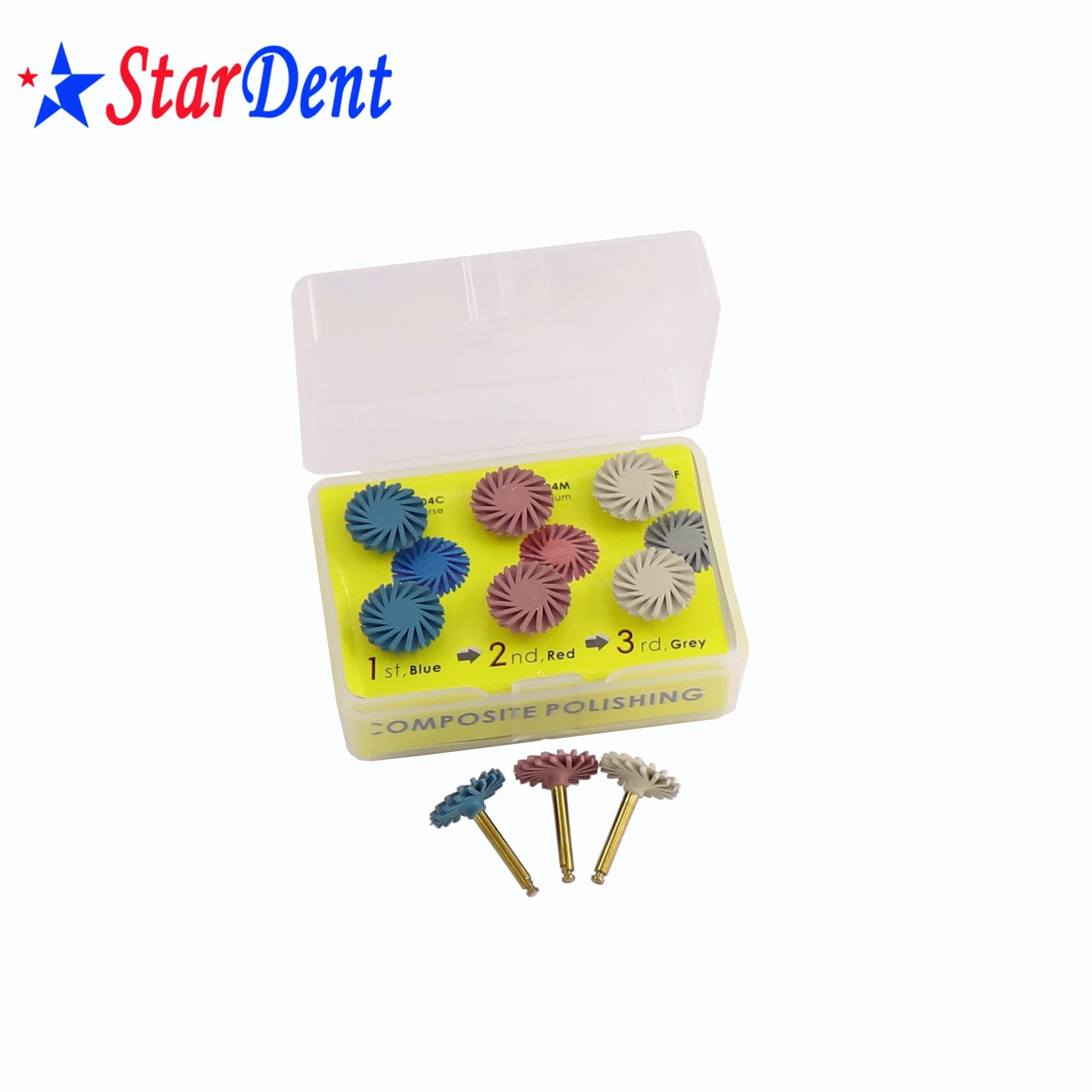 Dental Product Dental Composite Polisher Kit Ra/Three Colors