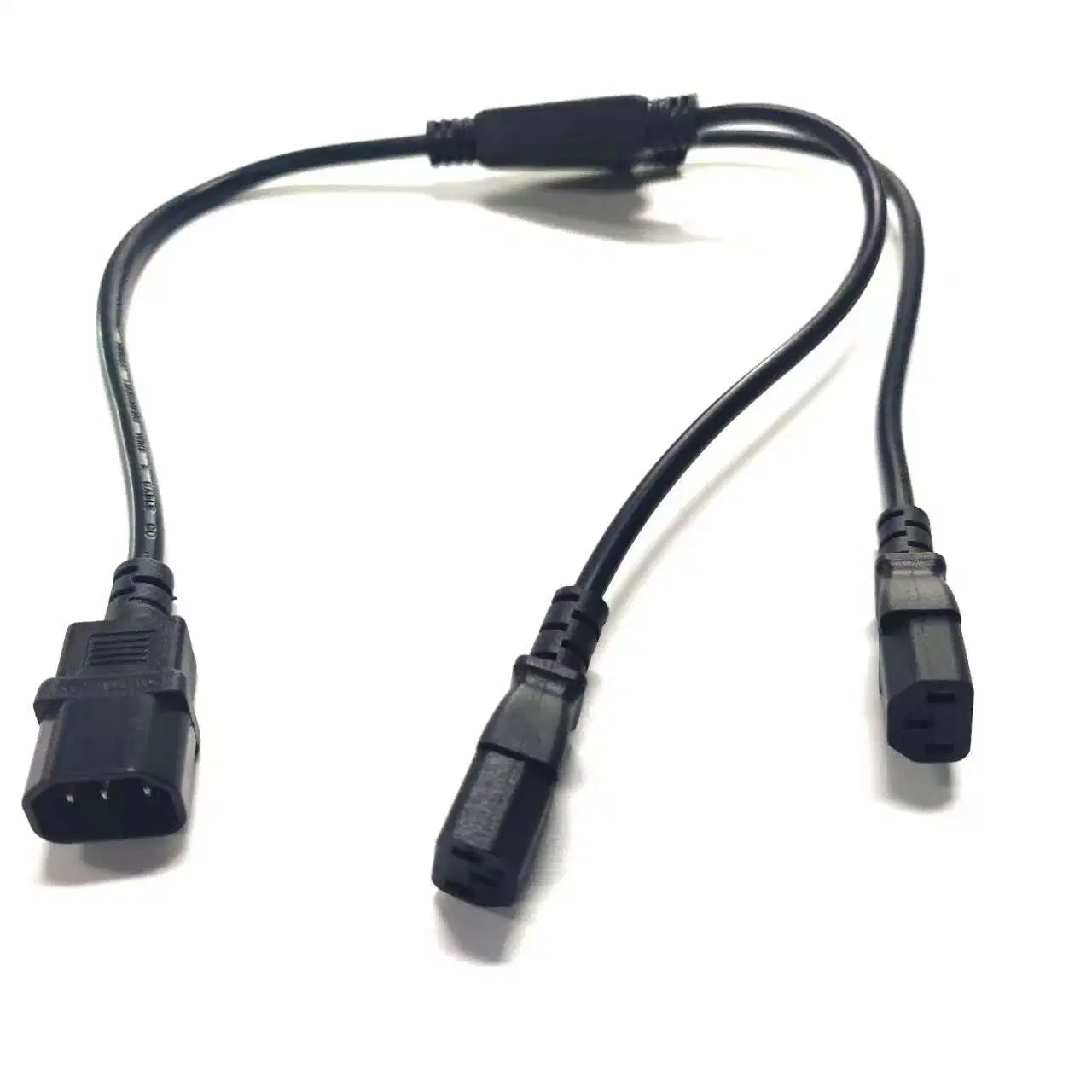 IEC C14 to 2xc13 Computer Power Extension Cord Y Splitter Power Cable