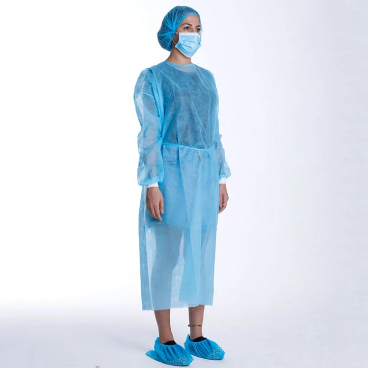 AAMI Level 2 Disposable Medical Supplies Nonwoven Surgical Waterproof Medical Isolation Protective Clothing