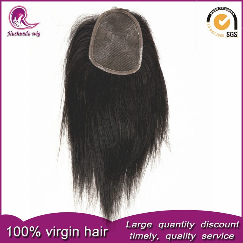 4*5cm de pelo humano Virgen de la India el cierre y el encaje de piezas de pelo/cabello productos