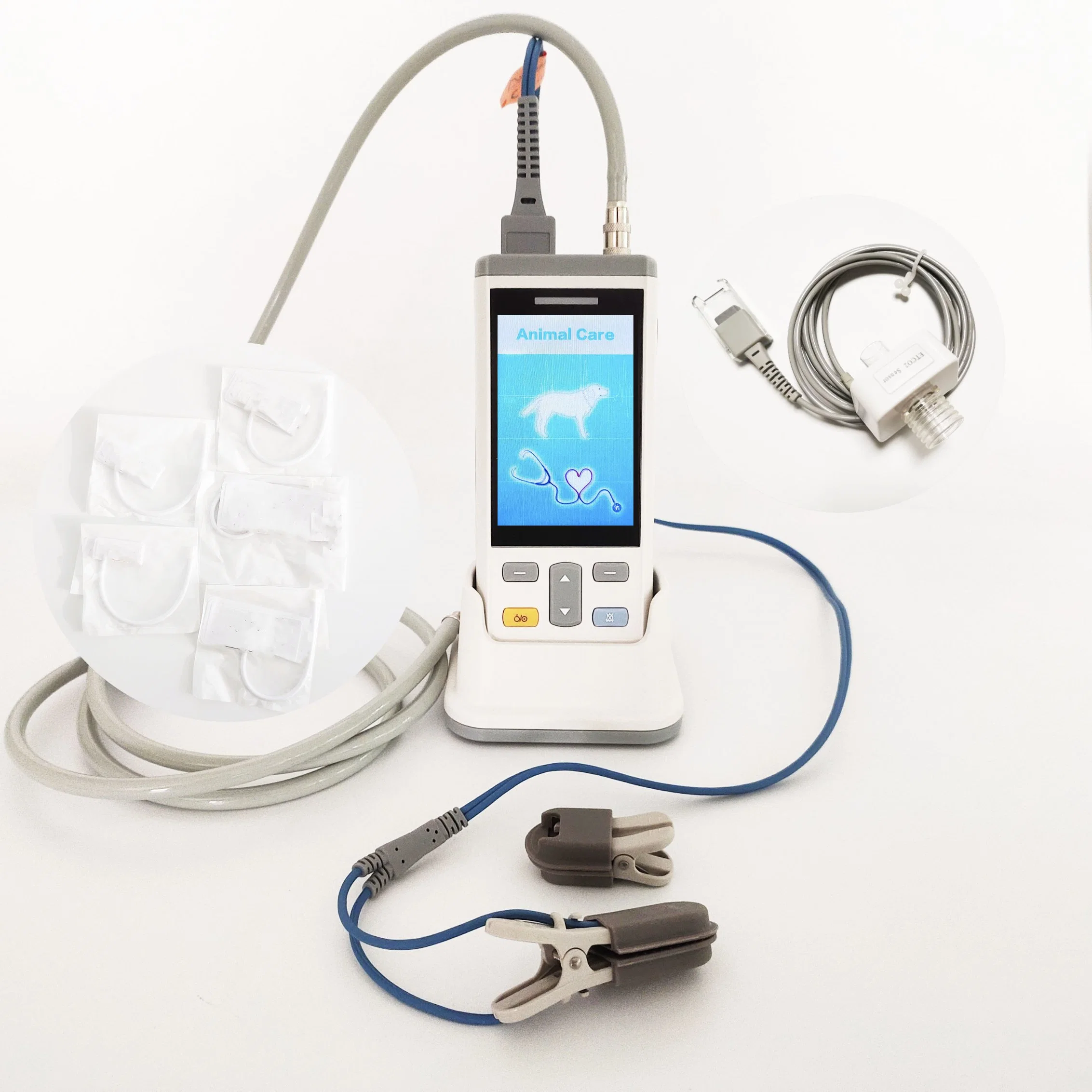 PC100EV Veterinary Capnography Device with SpO2 NIBP