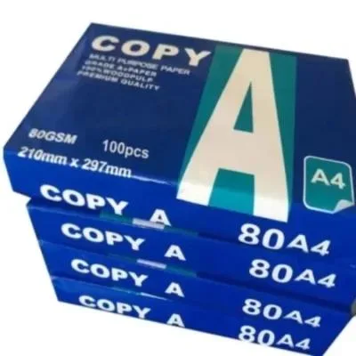 China Manufacturers OEM 80GSM 75GSM 70GSM 100% A4 Paper Copier