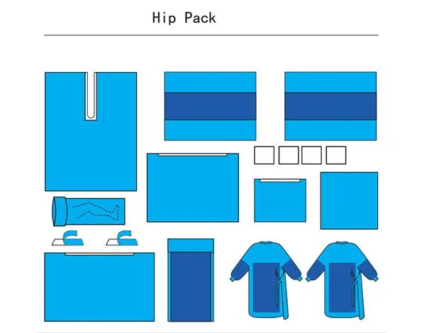 Sterile Surgical Pack Disposable Hip Operation Pack