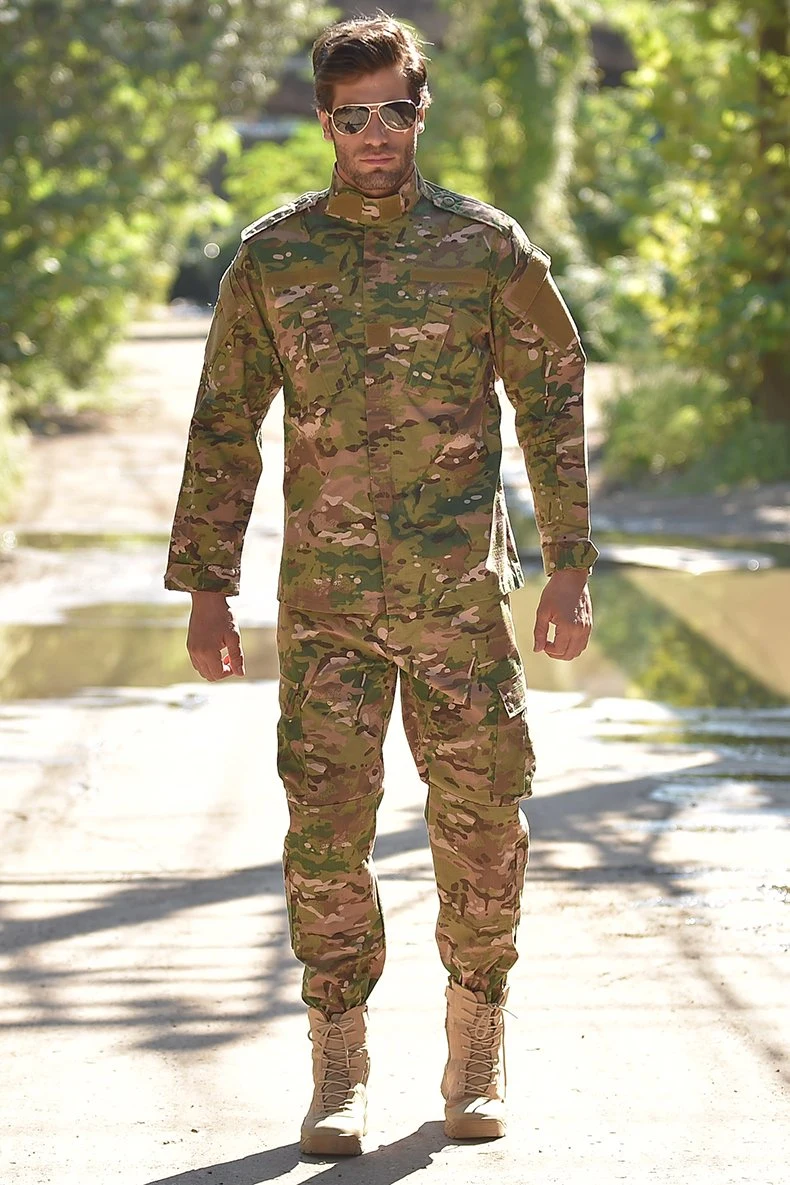 Vestuário de combate táctico uniforme ACU para atacado uniforme Camo Security Guard uniforme Fato