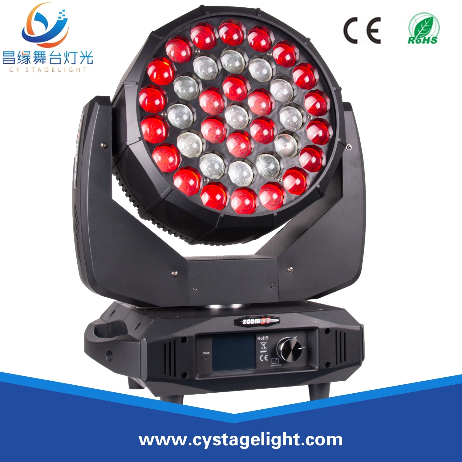 LED Stage Light 37PCS*15W Zoom Beam/Wash Moving Head LED Light