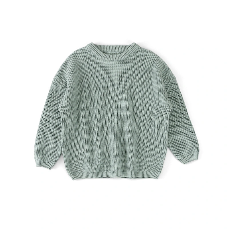 Basic Customization Girls Knit Kids Sweater for Fall