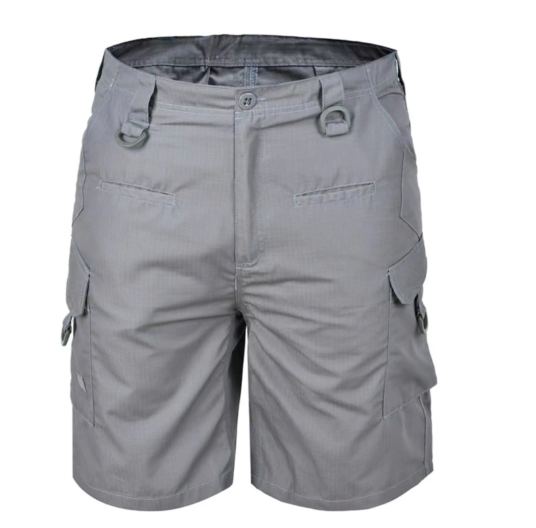 Swim Summer Mens Cargo Shorts Fitness Running Beach Shorts Loose Work Casual Short Pants Men's Multi-Pocket Sports Shorts