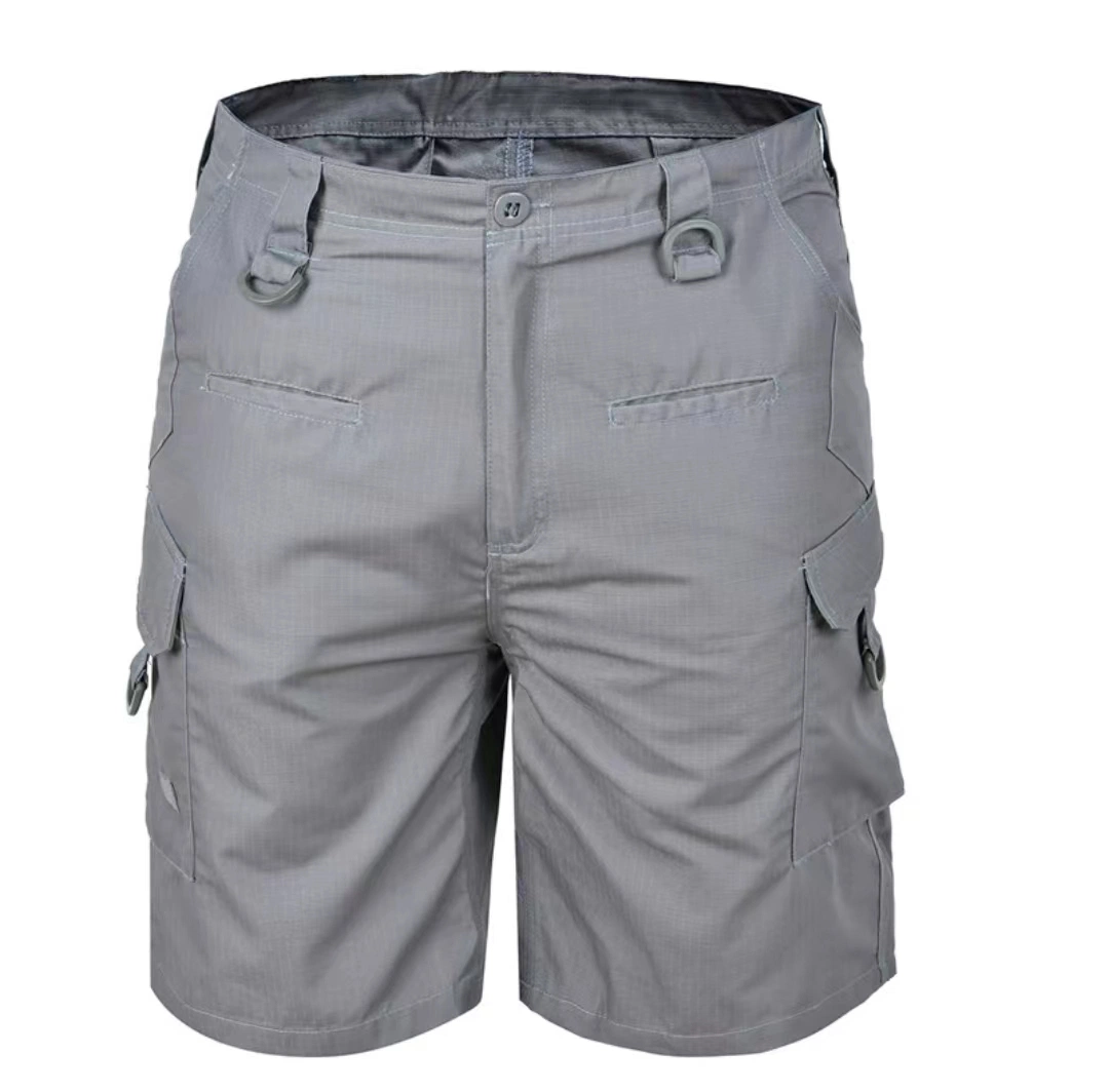 Calções de banho Swim Summer para homem cargo Fitness Running Beach calções soltos Calções de desporto de bolso com vários bolsos para homem, calças curtas casuais para trabalho