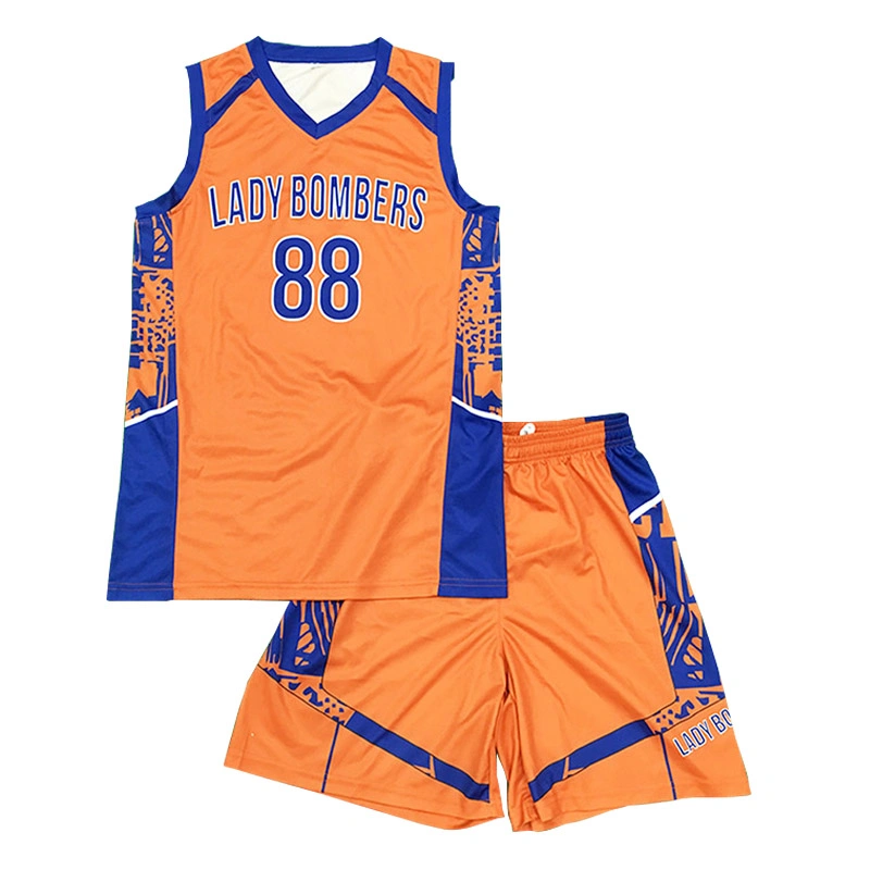 2018 Dernier Commerce de gros bon marché d'impression sublimée Basketball Jerseys ensemble uniforme de basket-ball personnalisé