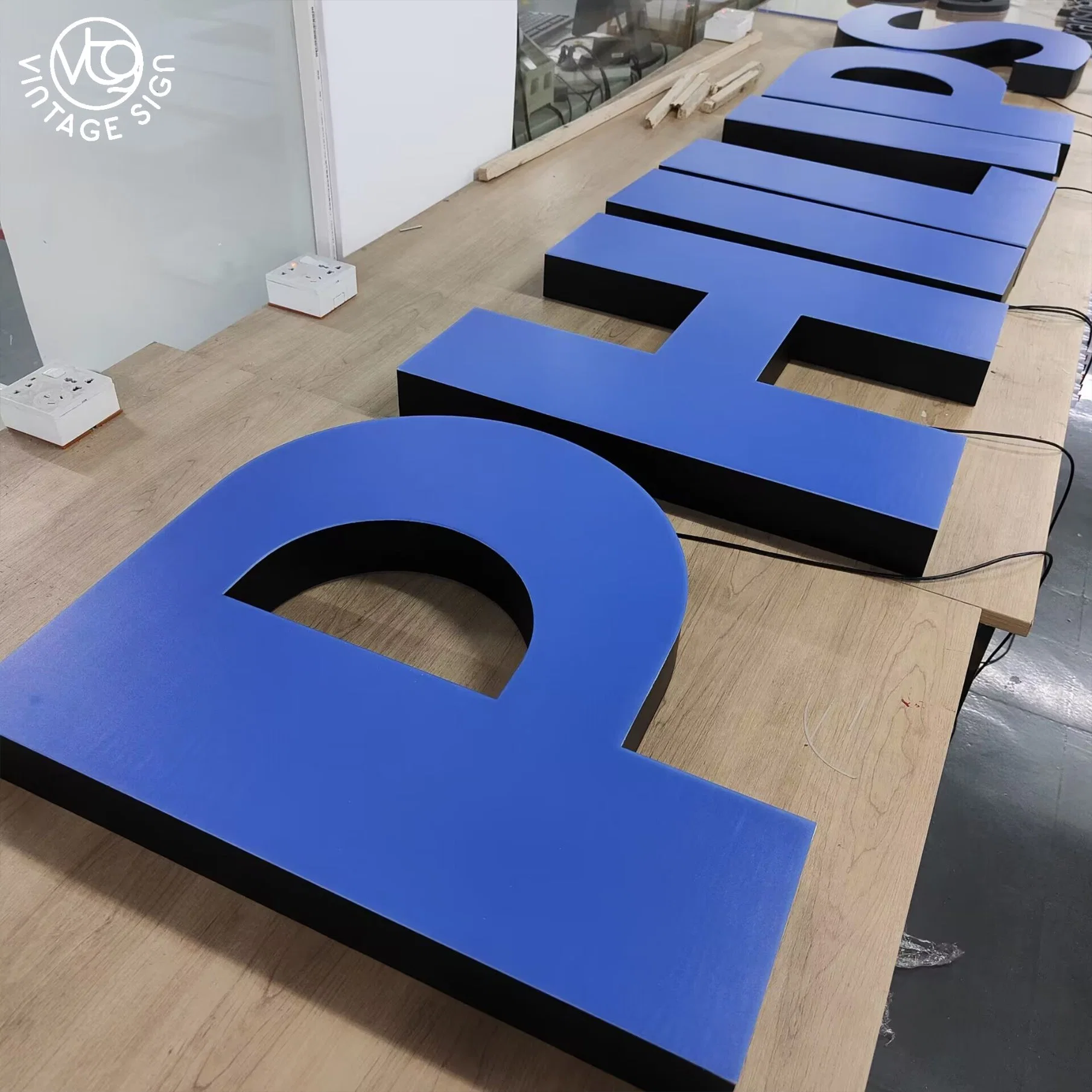 La publicidad personalizada Canal acrílico LED 3D de la luz de la letra Logotipo de empresa