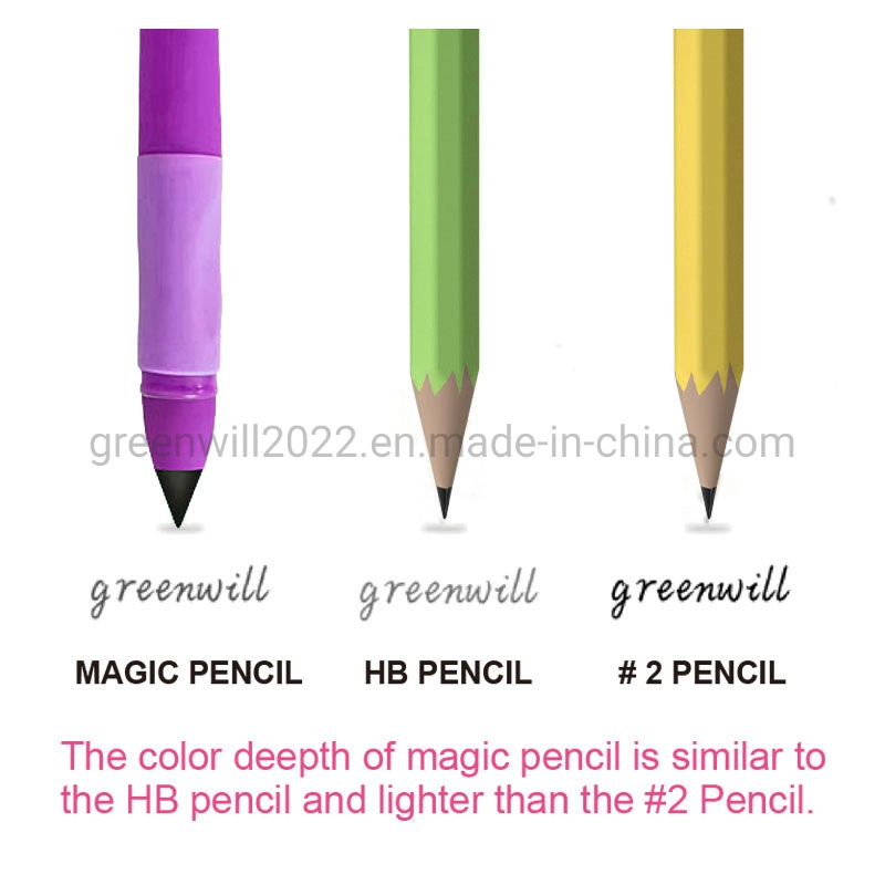 Greenwill Magic Eternal Plastic Pencil with Ergonomic Grip (EP18001)