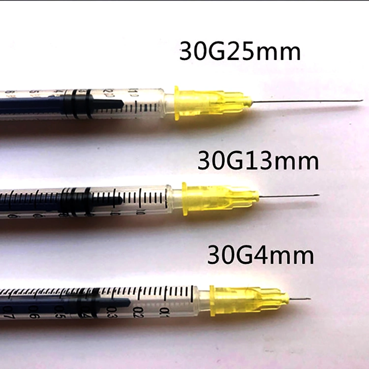 Medical Suture Safetyglide Irrigation Mesotherapy Hypodermic Pen Needles 30g32g34G4mm for Injection