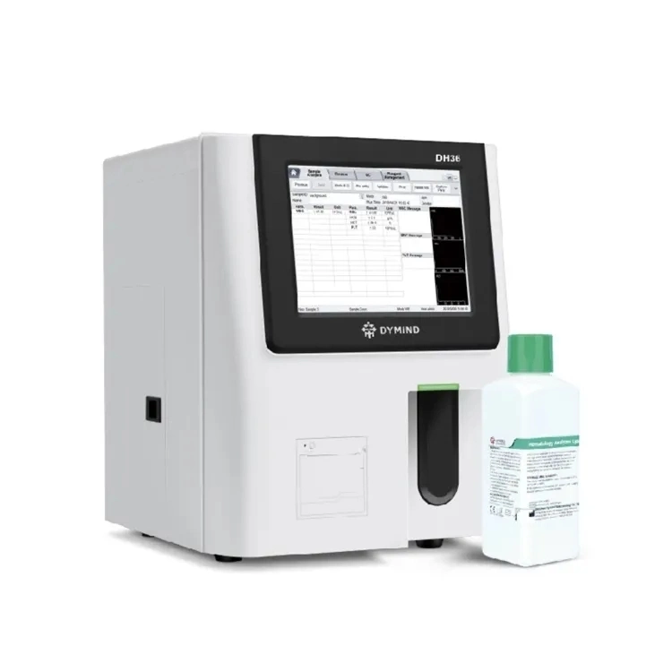 Instrumento de Laboratorio de Hospital médico 3 Partes 21 parámetro CBC máquina Analizador clínico de hematología sanguínea automática